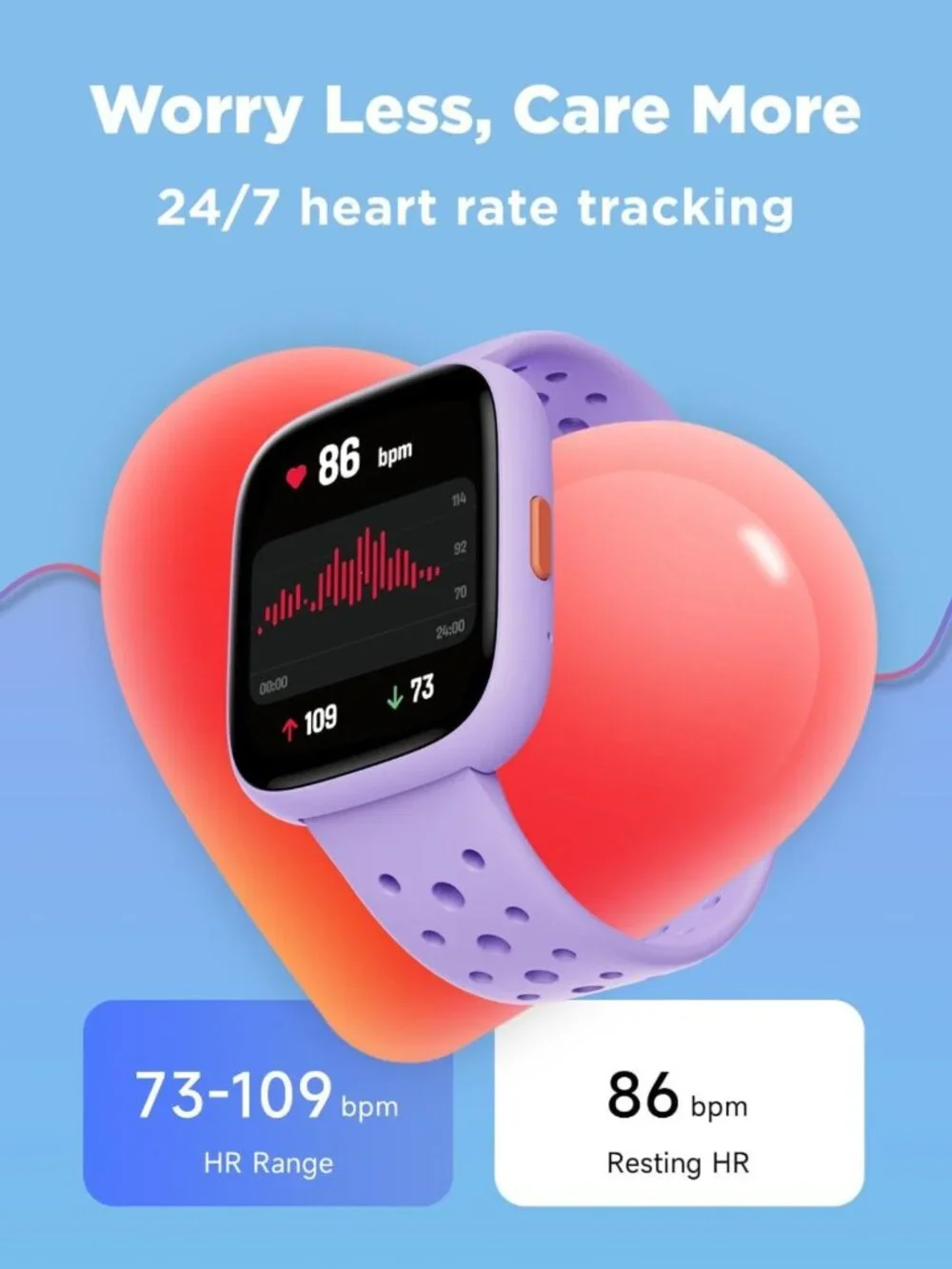 Kids Smart Watch with Fitness Tracker, 1.8